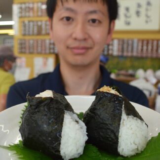 こめしん、カネイチ丸橋コラボおむすび販売　塩麹ホッケと塩麹サバ生姜【釧路市】(2023-08-04)