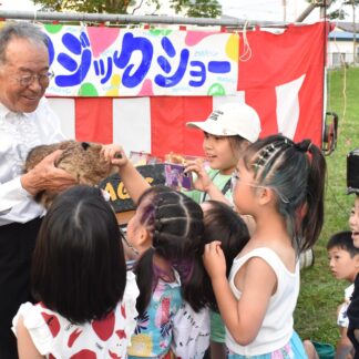 手品や花火、夏祭り楽しむ　美原５丁目東町内会【釧路市】(2023-08-03)