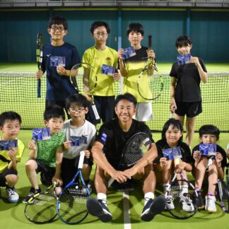 テニスのプロ選手が生徒指導【釧路町】(2023-08-08)