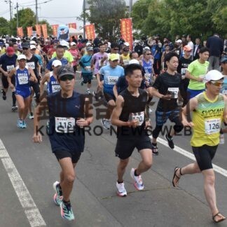 シーサイドマラソン、海沿いコースを疾走【根室】(2023-08-21)
