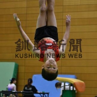 各種目で頂点目指し、練習成果発揮　体操体育祭【釧路市】(2023-09-12)