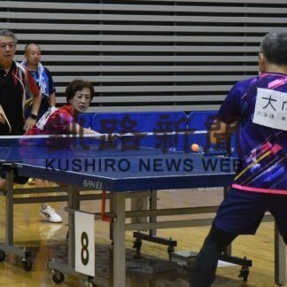 全国各地から１５１人集結　ラージボール大会で交流【釧路市】(2023-09-20)