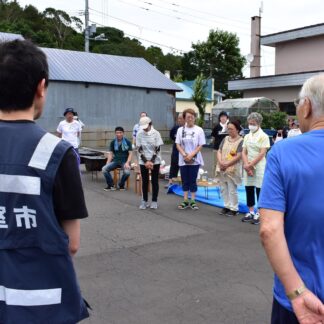 汐見町会、野遊会楽しみ防災講座も【根室】(2023-09-05)