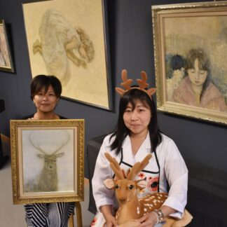 おたのしけギャラリーで１０日から小井土油彩展、初日にはシカトークも【釧路市】(2023-09-05)