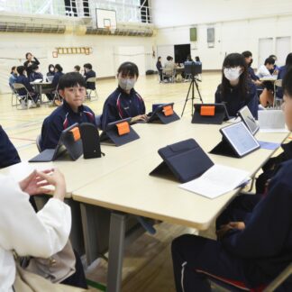 「理想の学校」考える　保護者交え話し合い　附属後期【釧路市】(2023-10-23)