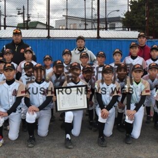 釧路ＧＭ 全道２大会で初Ｖ　学童軟式野球【釧路市】(2023-10-09)