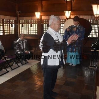 元島民ら北方領土早期返還へ祈り　色丹会【根室】(2023-10-18)