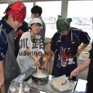 食生活に「乳和食」を　上西春別中で講習会【別海】(2023-11-11)