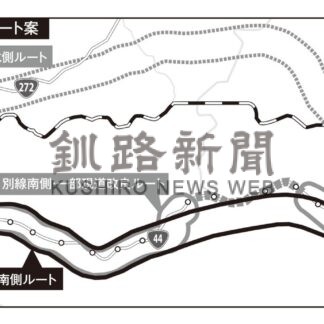 【元旦号6B】釧根開発　別保―尾幌間、３案作成(2024-01-01)