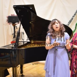 シャンソン披露、Ｘマスコンサート　ときわ台ヒルズ【釧路市】(2023-12-26)