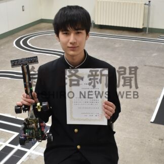 宍戸さん、マイコンカーラリー全国へ　「上位入賞狙う」【釧路市】(2023-12-21)