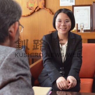 「富貴紙製品作り関わりたい」　海外協力隊、高瀬さん、釧路研修に抱負【釧路市】(2024-01-13)