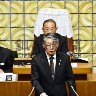 防災減災対策を強化　石垣市長が市政方針【根室】_1(2024-02-28)