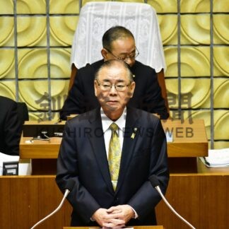 防災減災対策を強化　石垣市長が市政方針【根室】(2024-02-28)