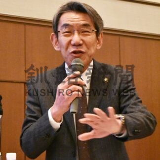 中心部、にぎわい創出を　蝦名市長講師に釧新懇話会【釧路市】(2024-02-28)