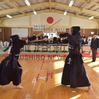 柔・剣道の技術競う　道警釧本の警察官４０人【釧路市】(2024-02-11)