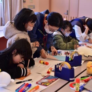 縫いぐるみとお泊まり　本の森厚岸情報館【厚岸】(2024-02-21)