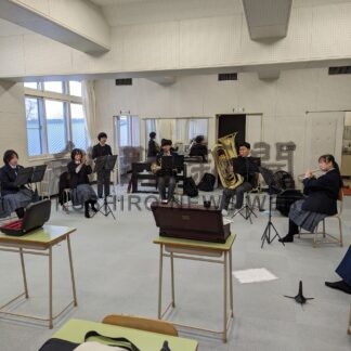 甲子園で別高を応援　標茶高吹奏楽局が演奏【標茶】(2024-03-13)