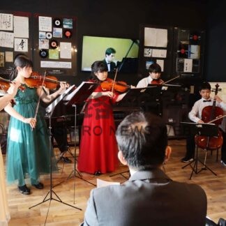 郷土生んだ作曲家の名曲響く　飯田三郎資料展示室で小中生演奏会【根室】(2024-03-22)