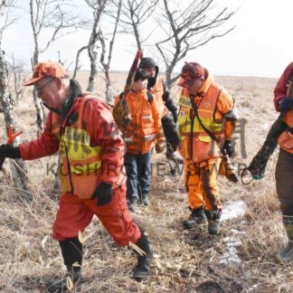 ヒグマ人里出没で管理捕獲　隊員４人が現地研修【根室】(2024-03-10)