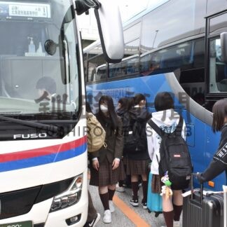 別海高校生徒ら応援団が現地入り【大阪】(2024-03-20)