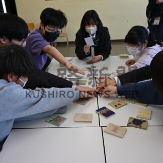 小高連携授業で共に学び交流【白糠】(2024-03-23)