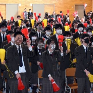 別海高、応援練習に熱　選抜初戦へ「背中押せる演奏に」【別海】(2024-03-09)