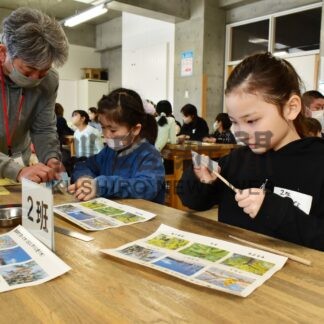 厚岸産木材で児童ら箸作り　魅力体験グルメツアー【厚岸】(2024-03-17)