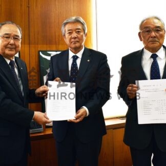 道議選根室市選挙区維持を　管内商工会連合会が町に連名で要望【中標津】(2024-03-06)