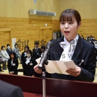 病める人々のために　市立高等看護学院入学式【釧路市】(2024-04-10)