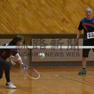 平間裕二・清水祥子組頂点　ミニテニス【釧路町】(2024-04-02)