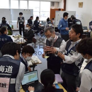 情報の伝達や共有図る　釧路総合振興局、大規模災害想定し訓練【釧路市】(2024-04-23)