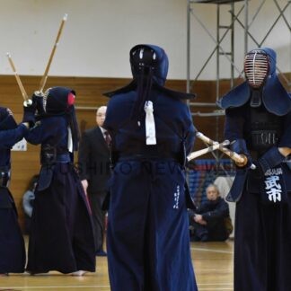 剣道釧湖陵、男女個人団体制す　釧根支部高校春季大会【釧路市】(2024-04-23)