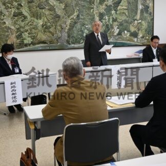 現職陣営のみ出席　町長選で説明会【白糠】(2024-04-10)