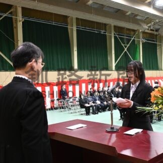 夢実現へまい進　釧路高専入学式【釧路市】(2024-04-08)