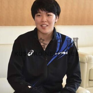 笠井選手「日本一目指す」　別海出身、町役場表敬【別海】(2024-05-16)