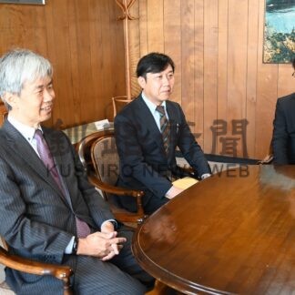 可能性あふれる釧根に期待感　日本公庫、米田氏来社【釧路市】(2024-05-18)