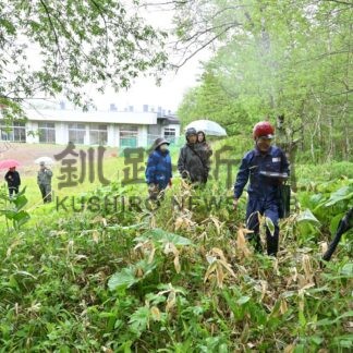 裏山「避難場所」に適さず　天寧町内会が現地調査【釧路町】(2024-06-12)