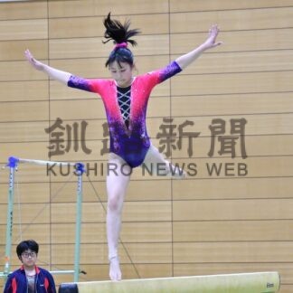 中川（釧春採３年）男子１部制す　中体連体操【釧路市】_1(2024-06-11)