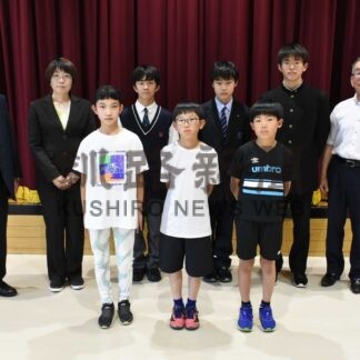 全道大会、健闘誓う　居合道、水泳、陸上の７選手が決意【弟子屈】(2024-06-30)