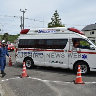 安全運転への意識高める　釧路北部消防事務組合消防本部、職員が講習会【標茶】(2024-06-05)