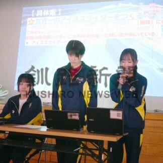 釧路の観光課題考える　景雲中生プレゼン【釧路市】(2024-07-19)