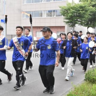 反核〝平和の火〟リレー釧路に到着【釧路市】(2024-07-28)