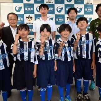 全道北大会健闘誓う　厚岸オストラＦＣ町役場表敬【厚岸】(2024-07-08)