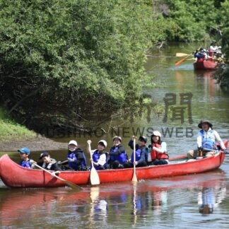 力合わせ川下り　標茶小児童カヌー体験、湿原堪能【標茶】(2024-07-17)