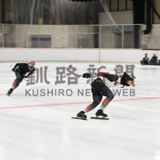 森重選手ら練習に汗　スピードスケート、釧路で初合宿【釧路市】(2024-07-21)