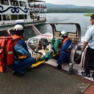 急病人を想定 阿寒湖で訓練【釧路市】(2024-07-18)
