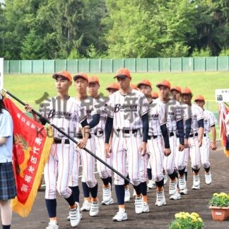 釧根３校 堂々行進　高校野球北大会開幕【旭川】_2(2024-07-14)