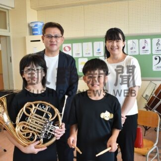 高橋親子４人晴れ舞台　鶴野小吹奏楽 全道へ【釧路市】(2024-08-26)