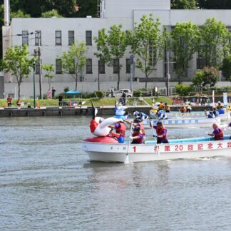 舟漕ぎ大会 総勢５８０人熱戦【釧路市】(2024-08-04)